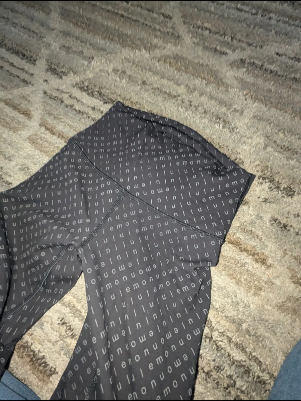 lululemon athletica Black Patterned High-Rise Leggings - Picture 2 of 6